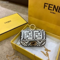 Luxury FENDI NANO BAGUETTE CHARM nappa leather 7AR844