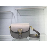 Low Price MEDIUM DIOR BOBBY BAG Box Calfskin M9319 grey