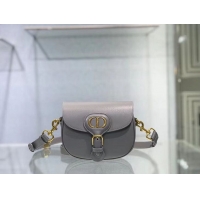 New Design SMALL DIOR BOBBY BAG Gray Box Calfskin Gray Box Calfskin M9317