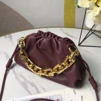 Perfect Bottega Veneta THE MINI CHAIN POUCH 620229 Burgundy