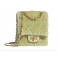 Luxury Cheap Chanel mini 2.55 handbag AS1961 Green