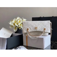 Best Price Chanel Original shopping bag AS2213 white