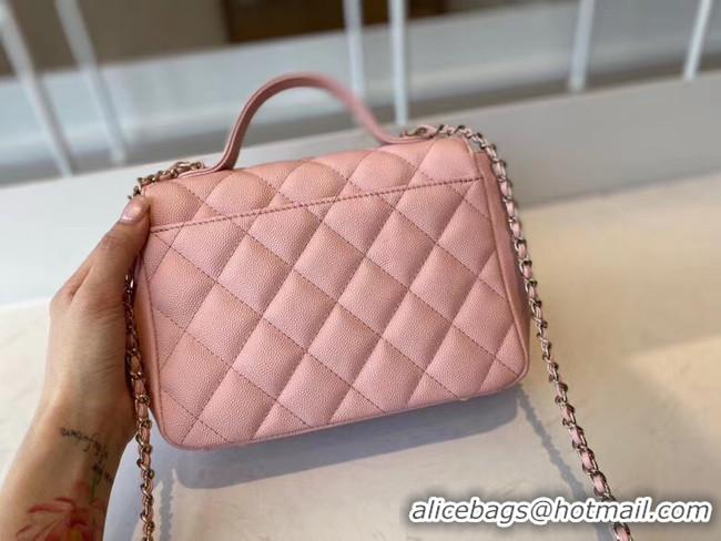 Super Quality Chanel small flap bag Calfskin & Gold-Tone Metal A93749 pink