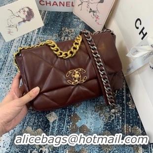 Good Taste Chanel 19 flap bag AS1160 Burgundy