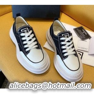 Popular Chanel Vintage Canvas Low-Top Sneakers Black 20102302 2020