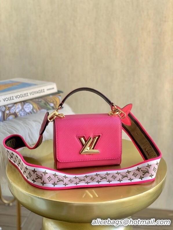 Top Quality Louis vuitton Epi Leather original TWIST MM M57050 Agathe Rose Pink