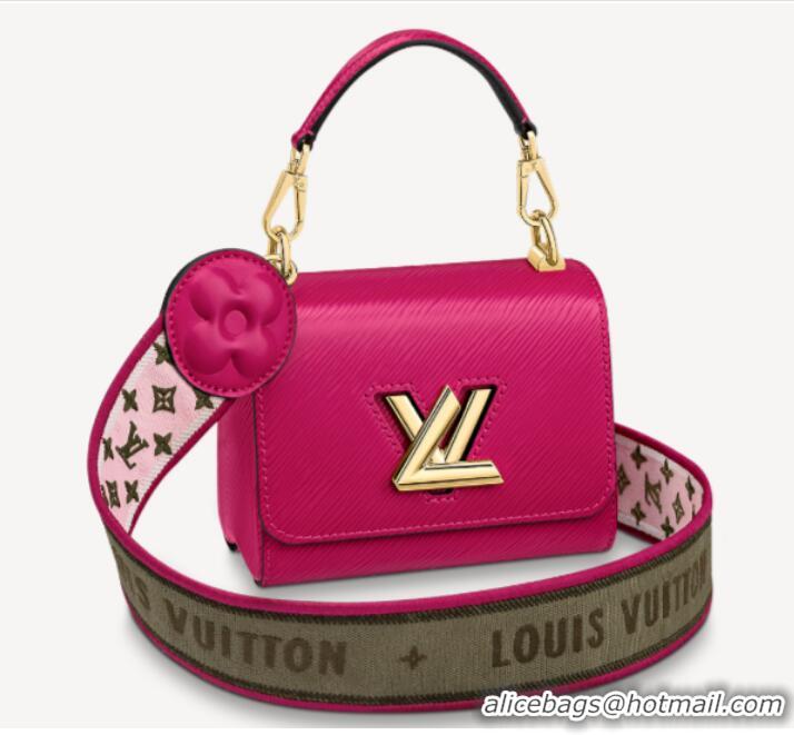 Top Quality Louis vuitton Epi Leather original TWIST MM M57050 Agathe Rose Pink