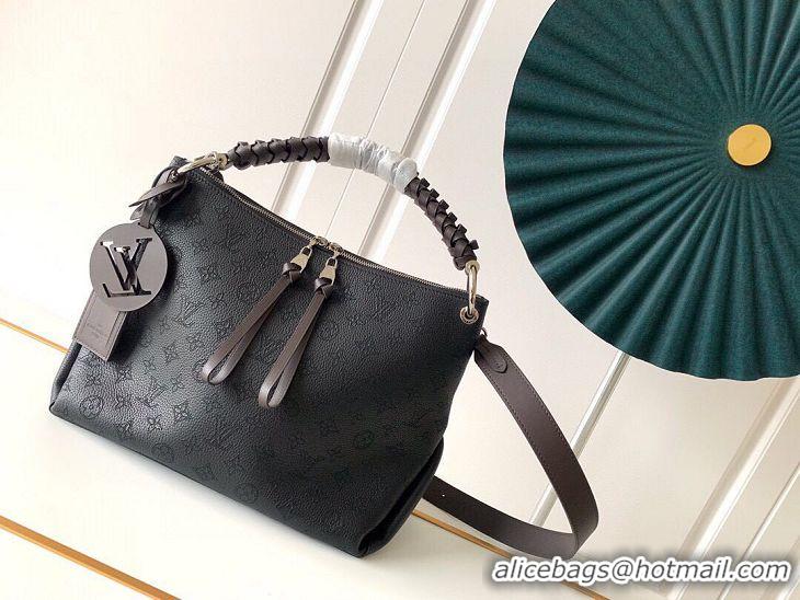 Unique Discount Louis Vuitton Mahina Leather BEAUBOURG HOBO M56084 black