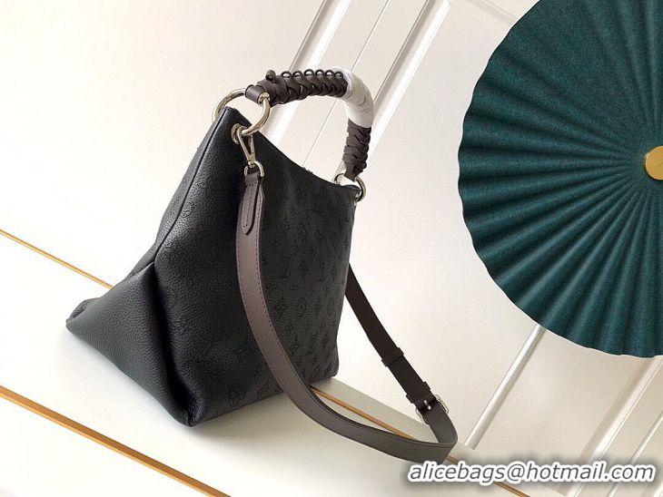 Unique Discount Louis Vuitton Mahina Leather BEAUBOURG HOBO M56084 black