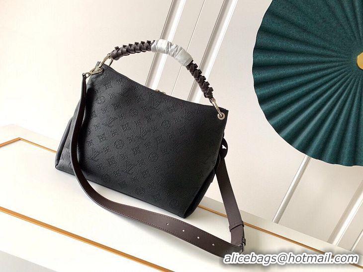 Unique Discount Louis Vuitton Mahina Leather BEAUBOURG HOBO M56084 black