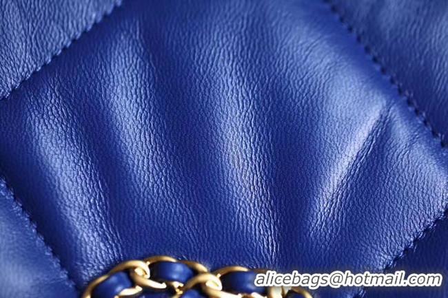 Unique Discount Chanel 19 flap bag AS1161 blue