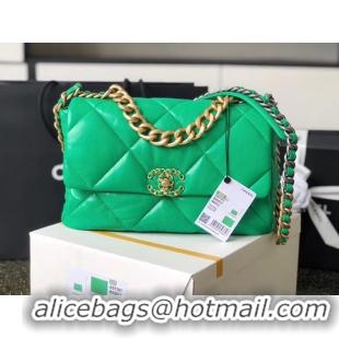 Market Sells Chanel 19 flap bag AS1161 green