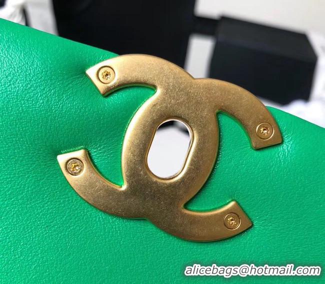 Market Sells Chanel 19 flap bag AS1161 green