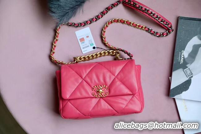 Inexpensive Chanel 19 flap bag AS1161 Coral