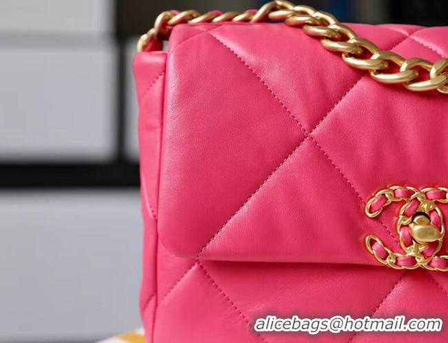 Inexpensive Chanel 19 flap bag AS1161 Coral