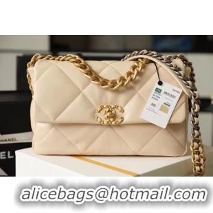 Good Looking Chanel 19 flap bag AS1161 Beige