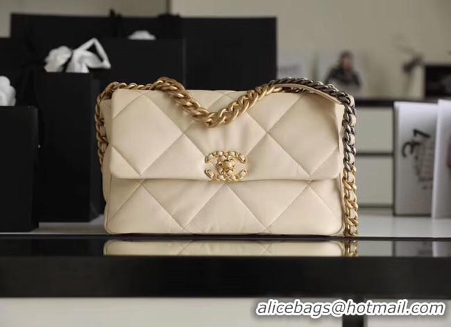 Good Looking Chanel 19 flap bag AS1161 Beige