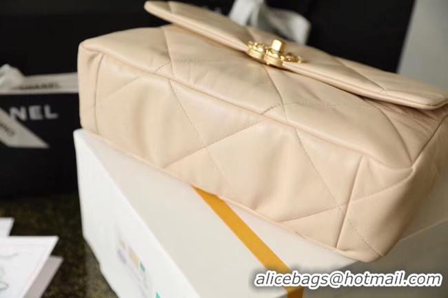 Good Looking Chanel 19 flap bag AS1161 Beige