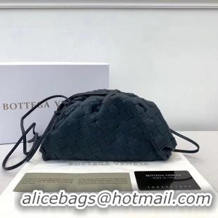 Top Quality Bottega Veneta The Mini Pouch Clutch Bag In Woven Leather with Strap BV2727 Dark Green 2020