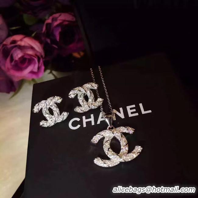 Best Price Chanel Necklace & Earrings CE5287