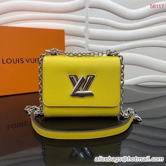 Trendy Design Louis vuitton Epi Leather TWIST MINI M56117 yellow