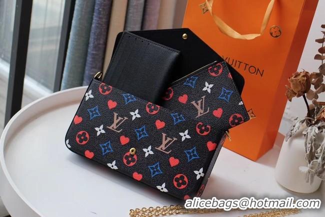 Well Crafted Louis Vuitton FELICIE POCHETTE M61276 black