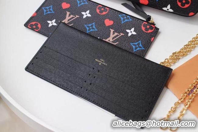 Well Crafted Louis Vuitton FELICIE POCHETTE M61276 black