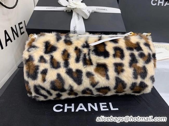 Well Crafted Chanel Mink hair Leopard Print AS1899 Beige