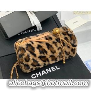 Spot Bulk Chanel Mink hair Leopard Print AS1899 brown