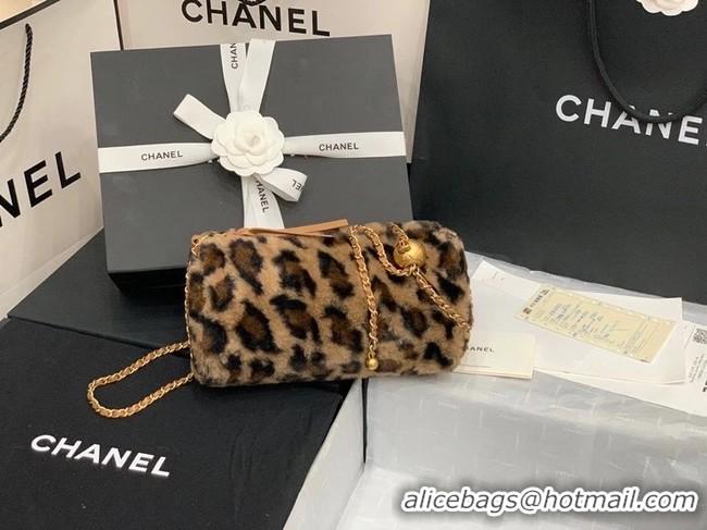 Spot Bulk Chanel Mink hair Leopard Print AS1899 brown