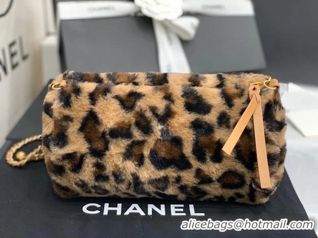 Spot Bulk Chanel Mink hair Leopard Print AS1899 brown