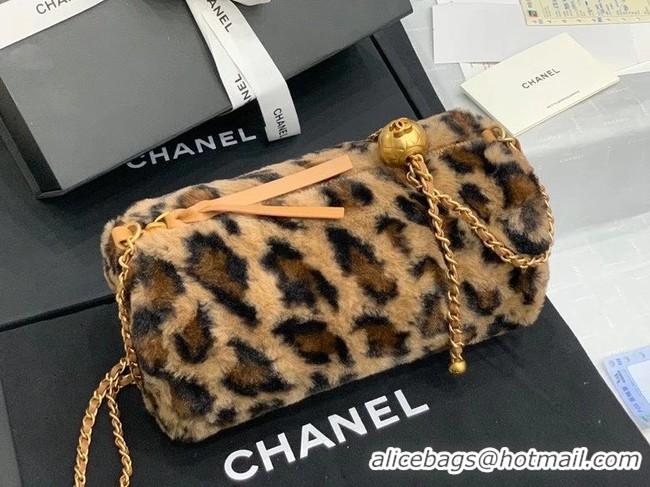 Spot Bulk Chanel Mink hair Leopard Print AS1899 brown