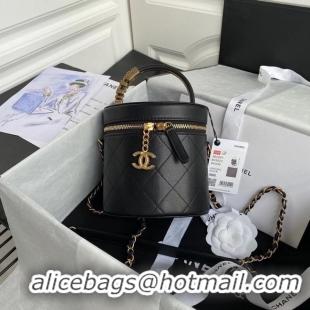 Unique Style Chanel vanity case AS2061 black