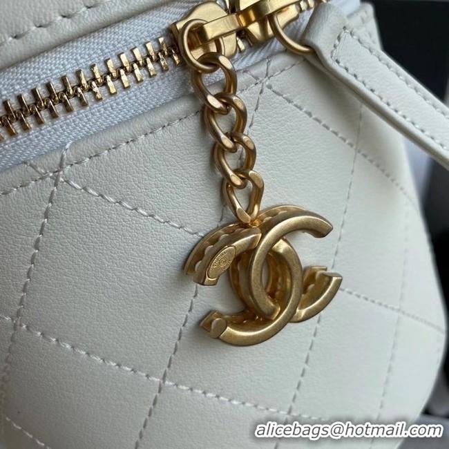 Original Cheap Chanel vanity case AS2061 white