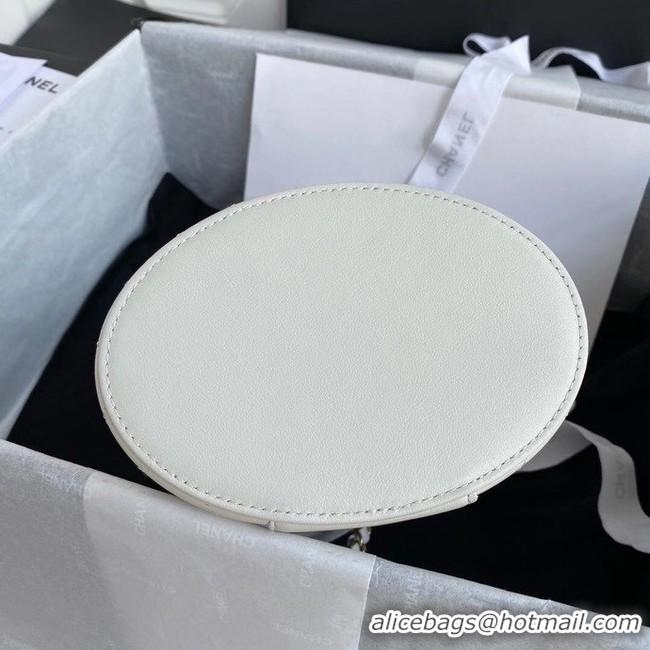 Original Cheap Chanel vanity case AS2061 white