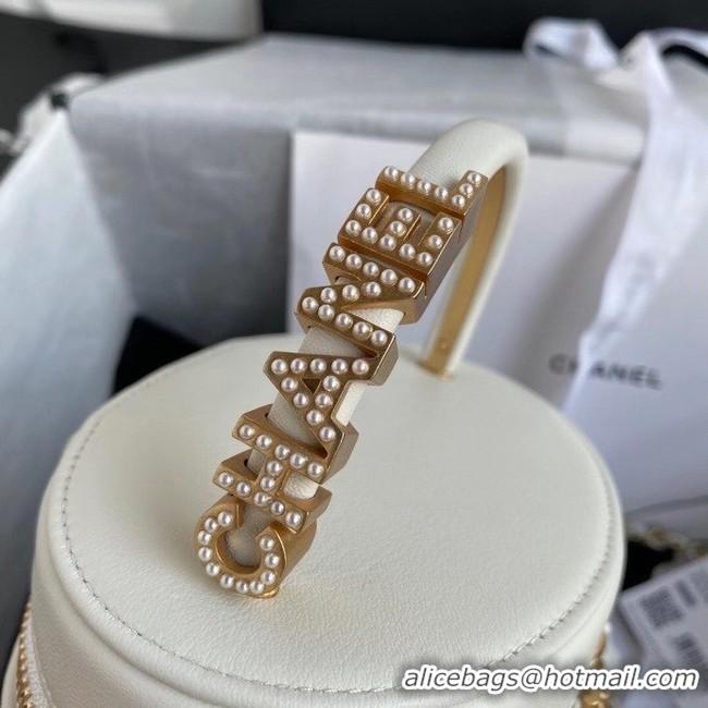 Original Cheap Chanel vanity case AS2061 white