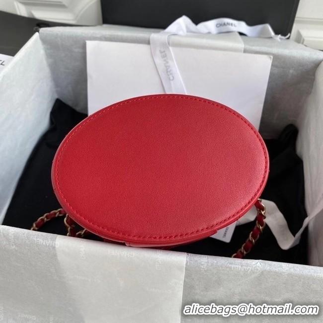 Noble Useful Chanel vanity case AS2061 red