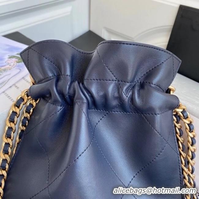 Best Quality Chanel shopping bag AS2169 Navy Blue