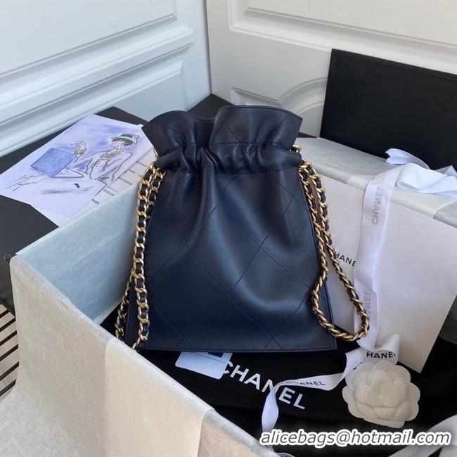 Best Quality Chanel shopping bag AS2169 Navy Blue