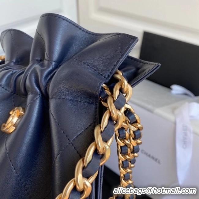 Best Quality Chanel shopping bag AS2169 Navy Blue