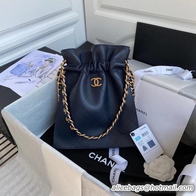 Best Quality Chanel shopping bag AS2169 Navy Blue