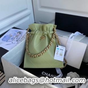 Cheap Beautiful Chanel shopping bag AS2169 green