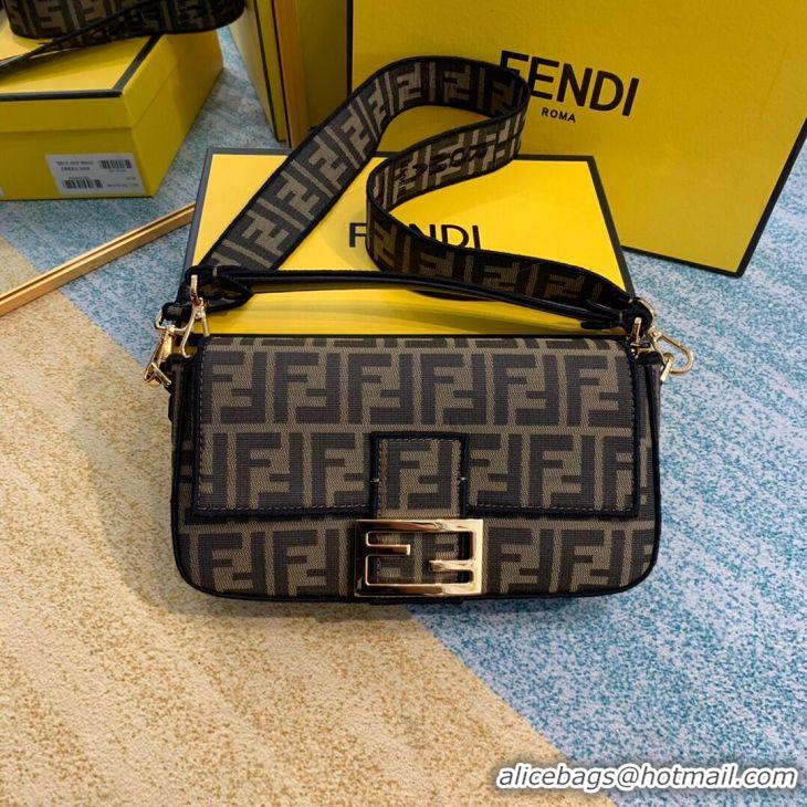 Purchase Good Quality FENDI fabric bag 8BR601 brown