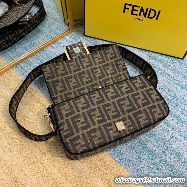 Purchase Good Quality FENDI fabric bag 8BR601 brown