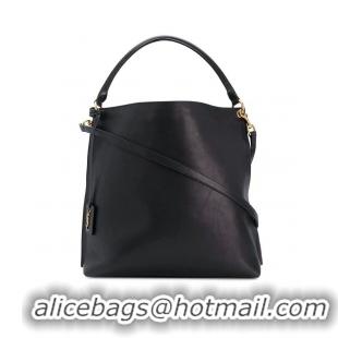 High Quality Yves Saint Laurent Calfskin Leather Shoulder Bag Y635266 All Black