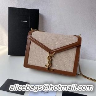 New Design Yves Saint Laurent IN CANVAS AND LEATHER Y650017H Apricot