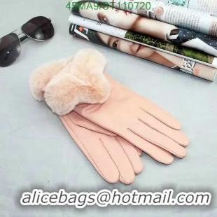 Discount Chanel Gloves In Sheepskin Leather Women G110720 Pink