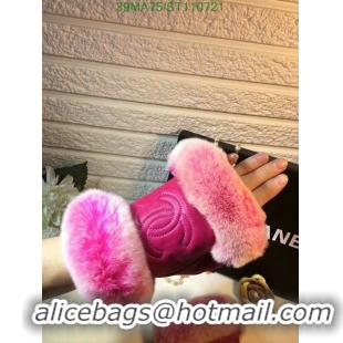 Buy Classic Chanel Gloves In Sheepskin Leather Women G110721