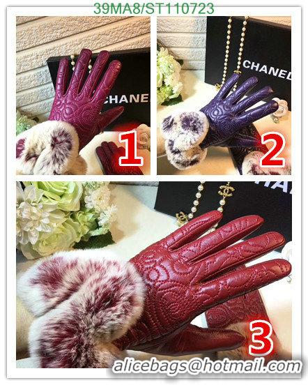 Luxury New Chanel Gloves In Sheepskin Leather Women G110723