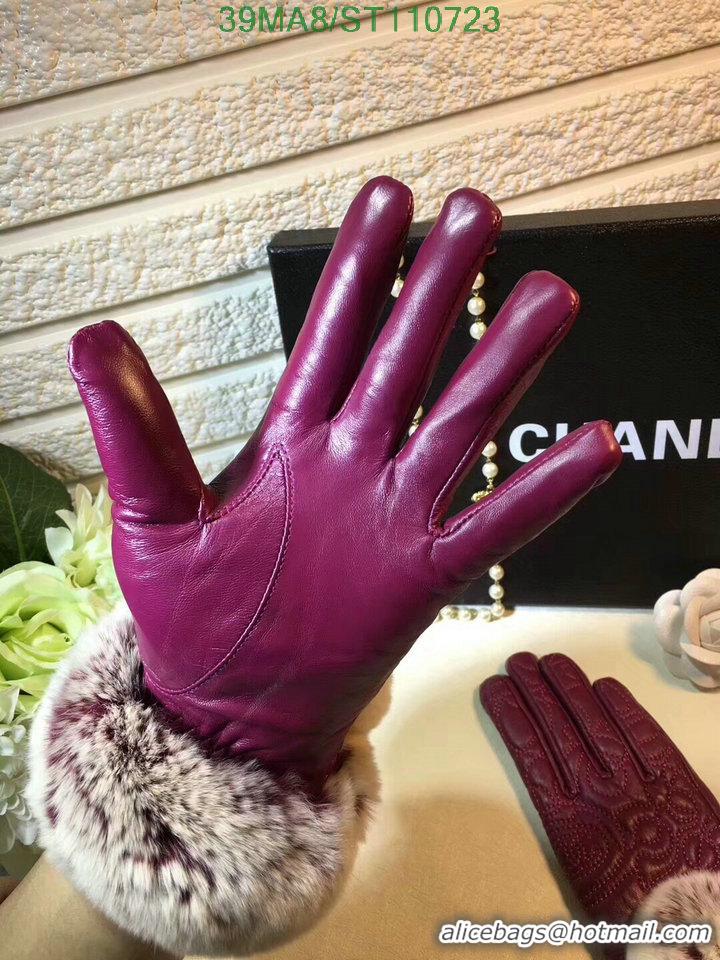 Luxury New Chanel Gloves In Sheepskin Leather Women G110723